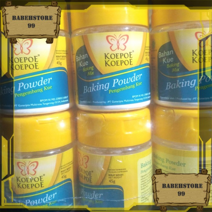

baking powder koepoe koepoe pengembang kue 45gr