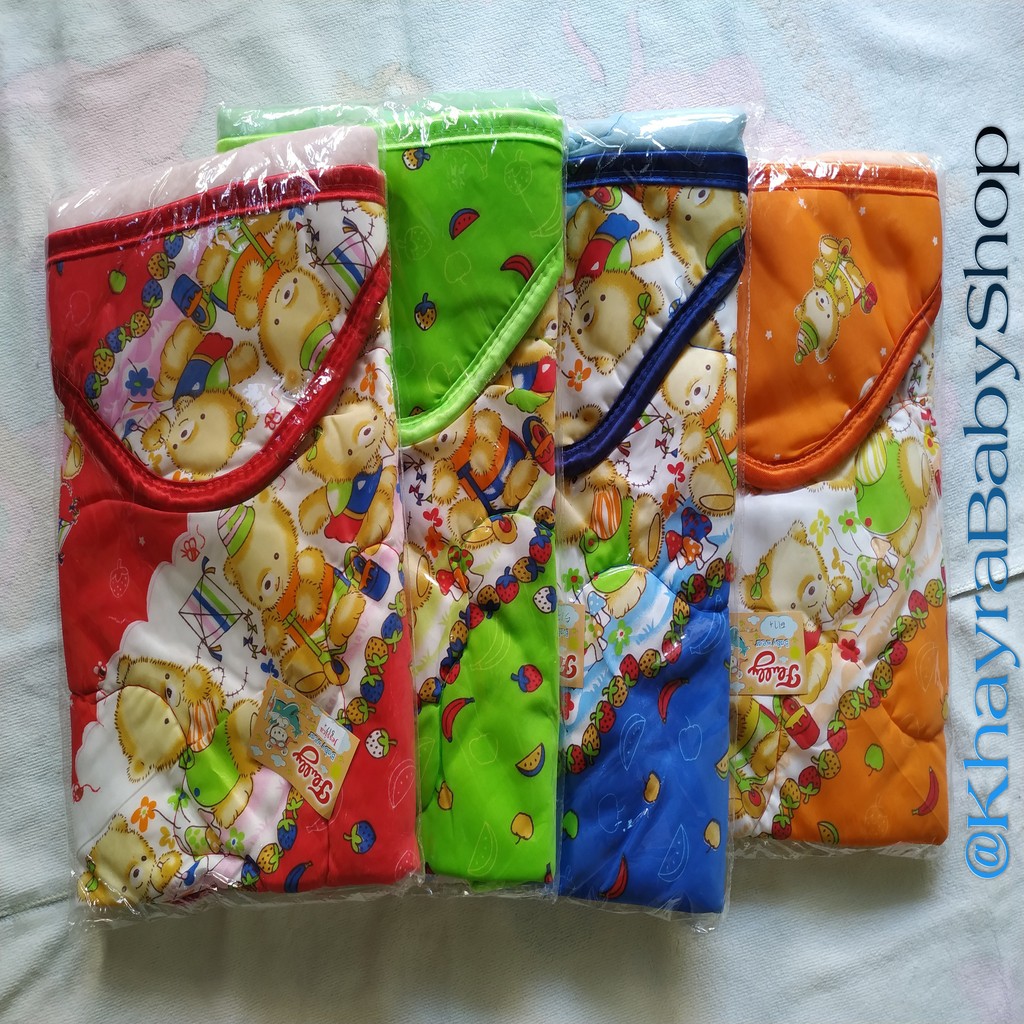 Selimut Bayi ada Topinya Bahan Lembut dan Tebal