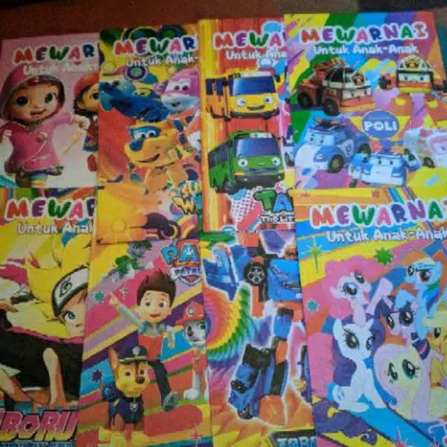 Buku mewarnai anak Tk