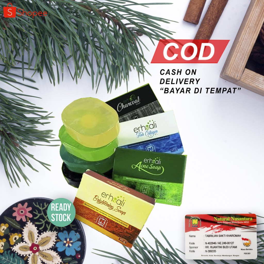 SABUN ERHSALI HERBAL NASA | Perawatan & Pembersih Wajah