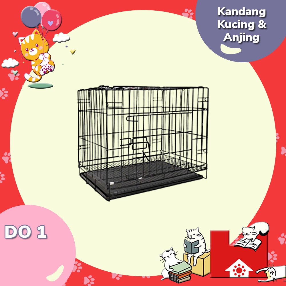 Kandang Kucing &amp; Anjing Kode DO1 Pet Cage ( 50x30x40 )