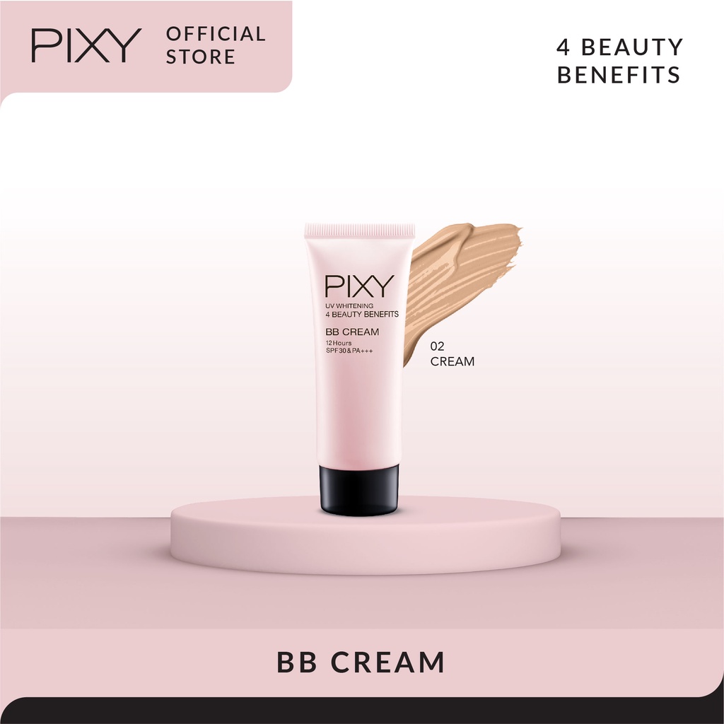 PIXY UVW BB Cream - 02 Cream (4 Beauty Benefit)