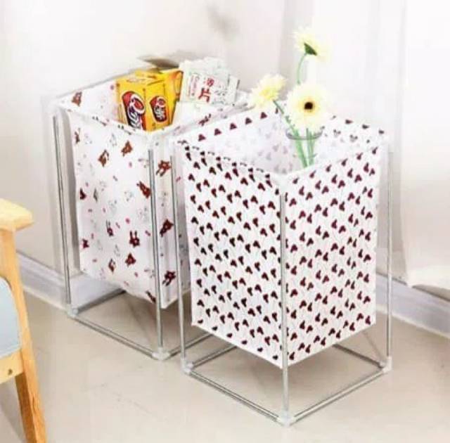 EM Keranjang  Cucian Stand Baju Kotor Laundry Basket