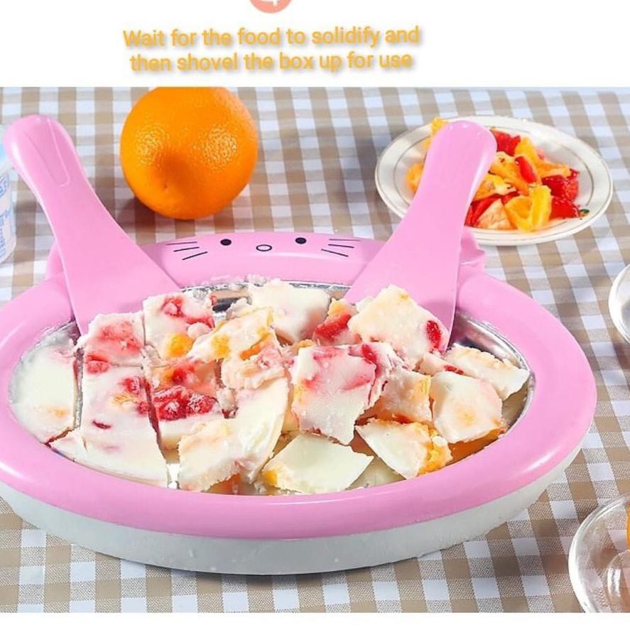 Super Sale❥ Alat Pembuat Ice Cream dan Yogurt - Ice Cream Roll Maker Instant - Ice Cream Maker .,,.,