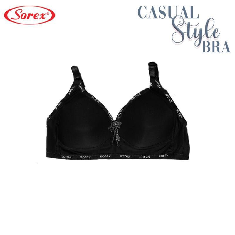 SOREX Casual style Bra 17233 Busa tipis Tanpa Kawat Kait 3 CUP Besar