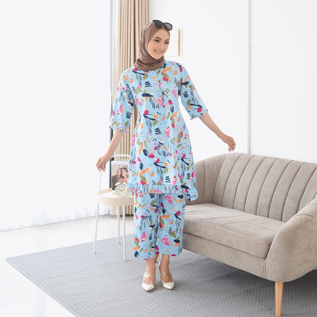 Tunik Sunly by Ranun Lengan 3/4 Ukuran 18-24