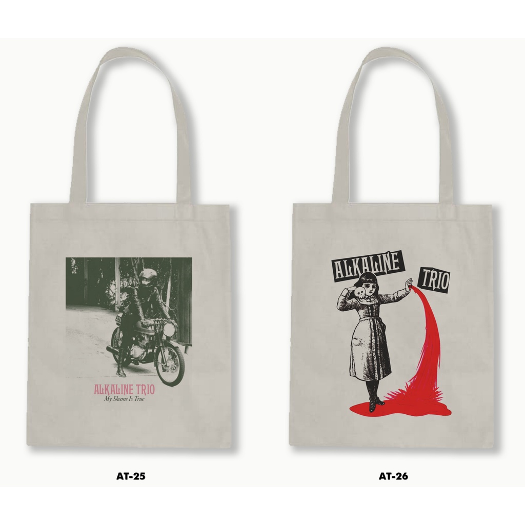 TOTE BAG BLACU - ALKALINE TRIO 1