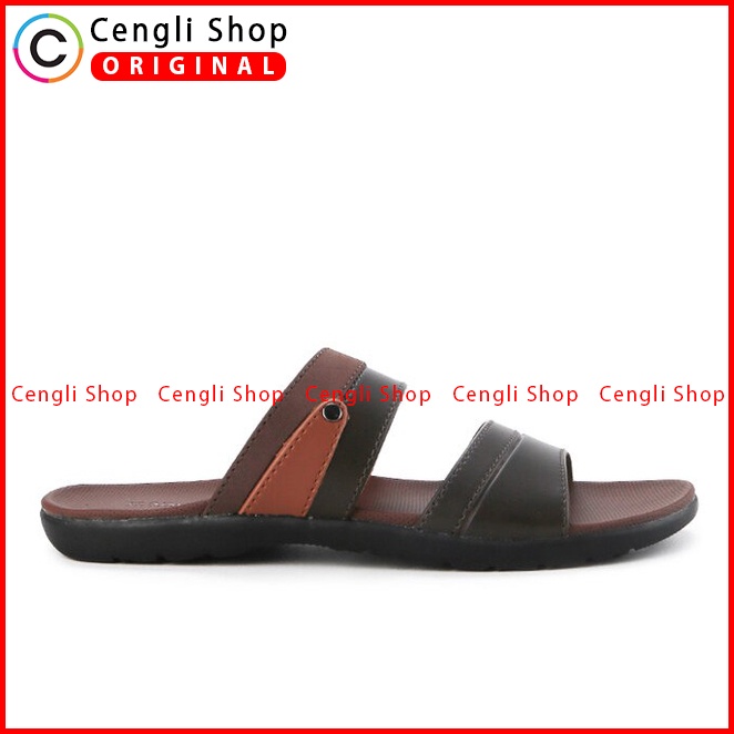 SANDAL SLIDE PRIA CARDINAL ORIGINAL CASUAL TERBARU COKLAT CA13