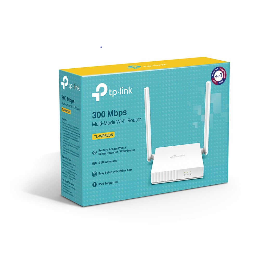 TP Link Wireless Router TL-WR820N 300Mbps