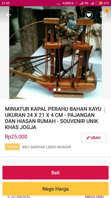 TERMURAH! SALE PAKET HEMAT SERBA KAPAL ISI 3 PCS: KAPAL KAYU, KAPAL DALAM BOTOL 15 CM, DAN 10 CM