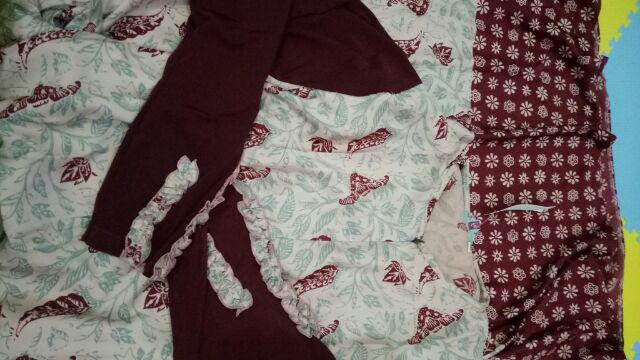 Gamis Couple Busui Motif Batik Bahan Dealova Mix Jersey Hanifah Ahmad By Shafeeya