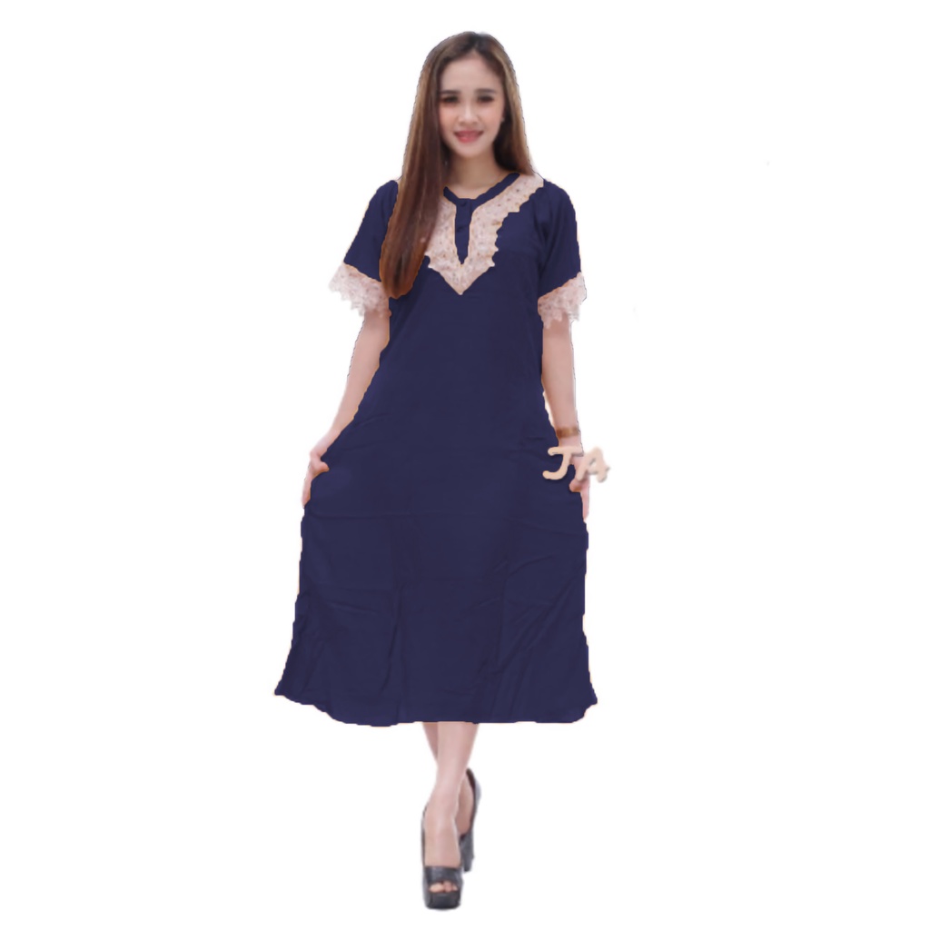 DASTER ARAB DLUSIA TUNIK HANIYAH|| RAYON SUPER GRADE A || RESLETING-Ds Olis Navy