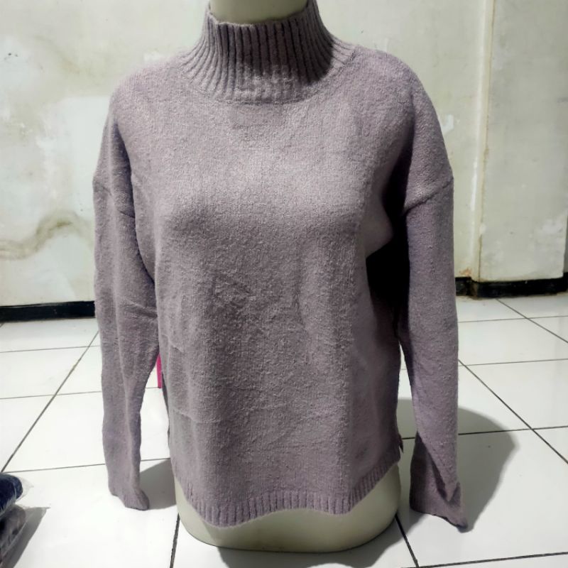 rajut import tebal lilac