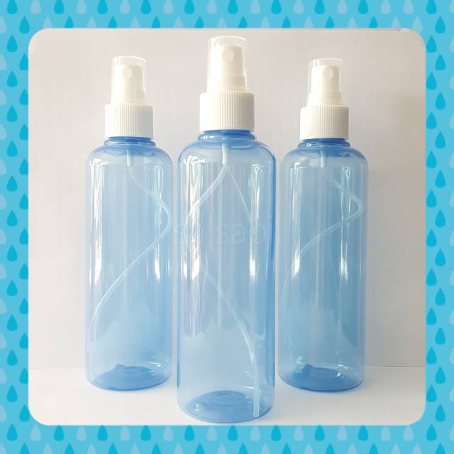 Botol spray 250ml warna biru