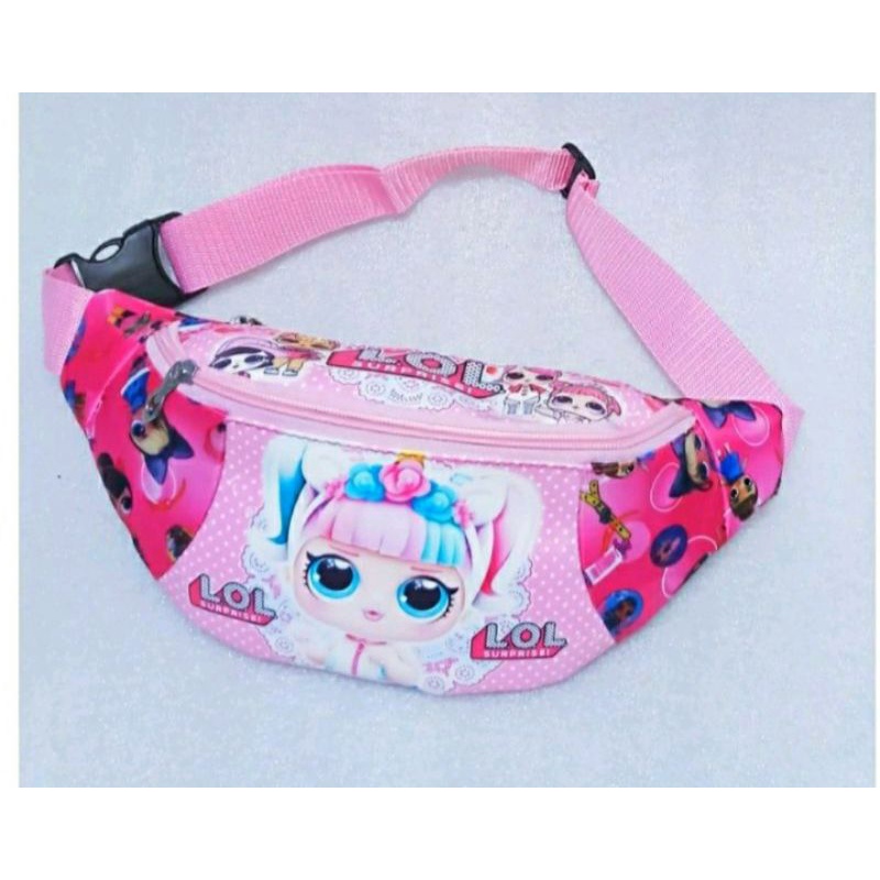 Waistbag anak Karakter/Tas Selempang Anak Boba/Tas Pinggang Murah Bagus/Tas Selempang Anak Cewek/Tas Pinggang Anak Perempuan/Tas Slempang Anak Perempuan/Waist bag Anak Cewek.