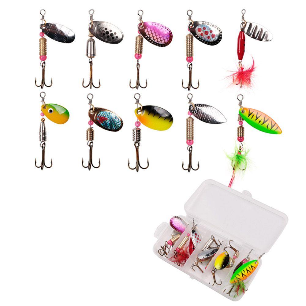 Preva 10pcs/set Umpan Pancing Payet Portabel Umpan Engkol Logam