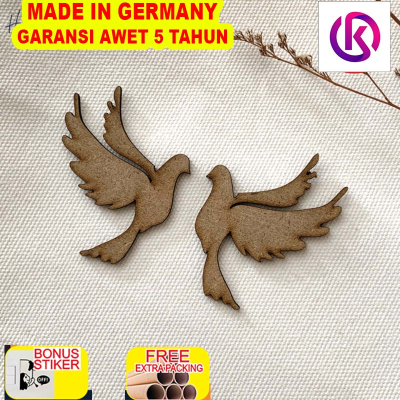 

Promo Burung Merpati plywood / Hiasan mahar burung scrapbook
