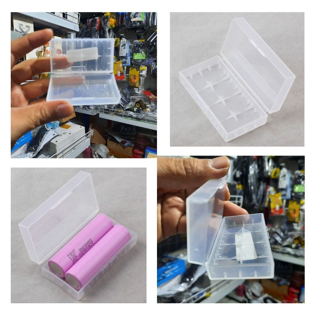 Casing Box Baterai Transparan Untuk 18650 Dan 16340 YCDC 111107