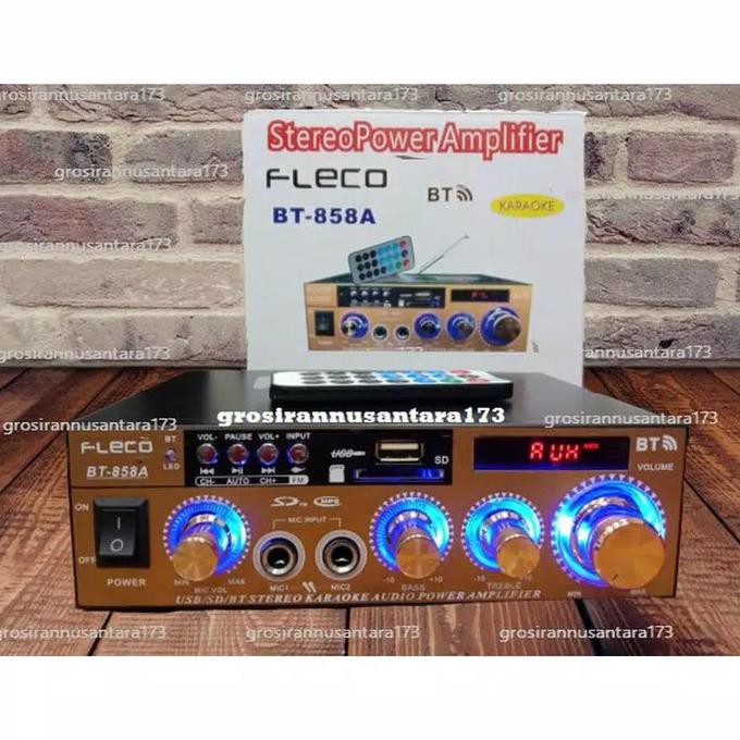 power amplifier bluetooth Fleco BT 858A AMPLI BLUETOOTH