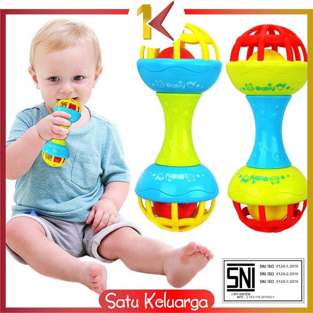 SK M11 Mainan Bayi Rattle  Stick Bunyi Kerincingan Baby 