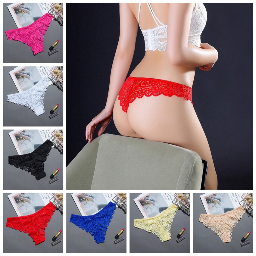 Sexy G String Wanita Model Terbaru Transparan Celana Dalam Renda cd 3C193