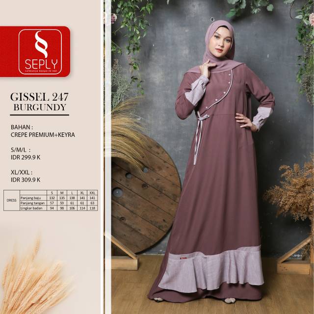 GAMIS GISSEL 247 ( BURGUNDY )