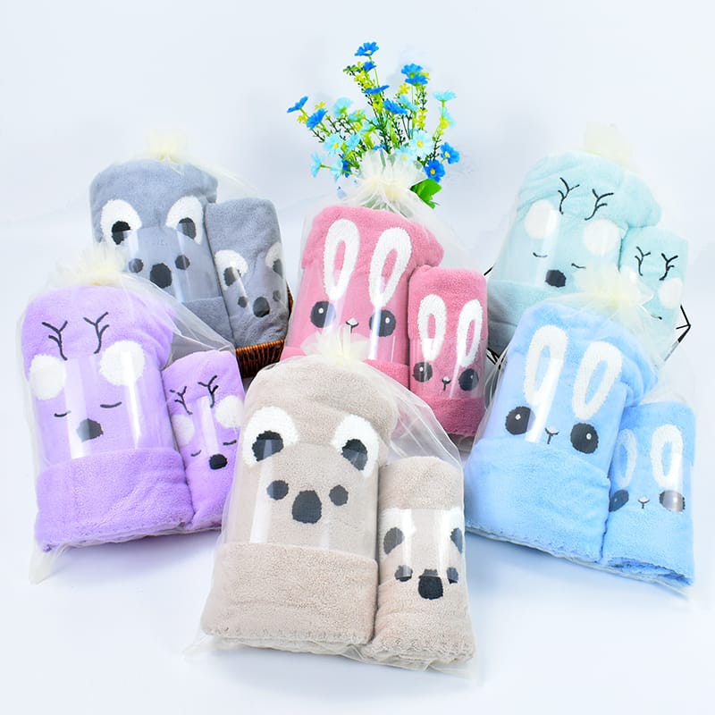 Promo Terbaru  Handuk Boneka Set Handuk Boneka 2in1