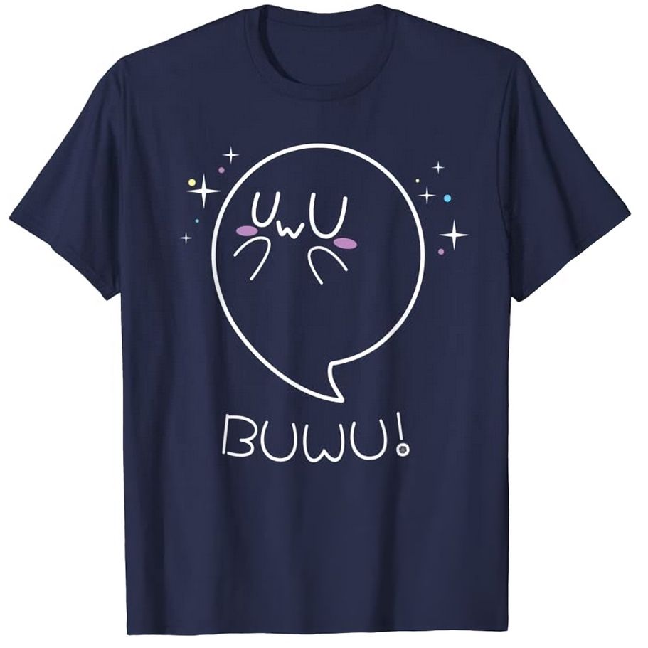 Tshirt BUWU Kawaii Cute Ghost Premium Unisex