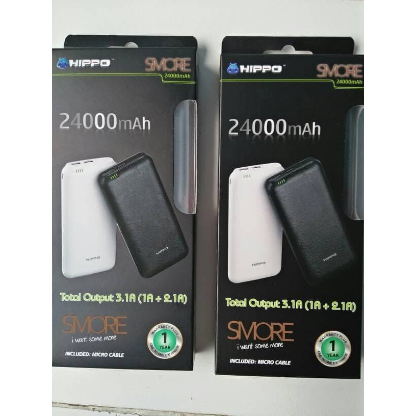 Powerbank Hippo Smore 24000 Mah