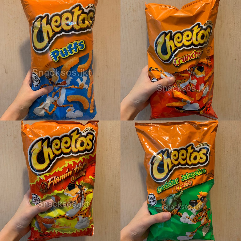 Jual Cheetos Frito Lays Crunchy Cheese Flamin Hot Cheddar Jalapeno Usa Indonesia Shopee