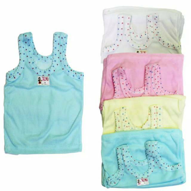 Singlet bayi WARNA Kaos dalam bayi S / M / L / XL perlengkapan bayi lahir