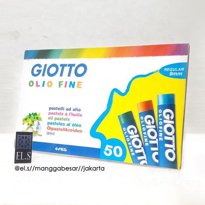 

PERALATAN MELUKIS GIOTTO OLIO FINE OIL PASTEL 50 WARNA ALAT LUKIS