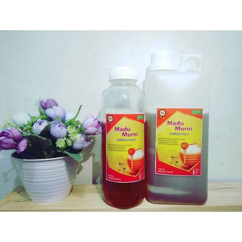 

Al Jauhar Madu Murni Multiflora Super 1 Kg Raw Honey Madu Asli Madu Mentah Madu Lebah Pure Honey 100% Madu Alami Madu Original Madu Herbal Madu Kesehatan Bee Honey