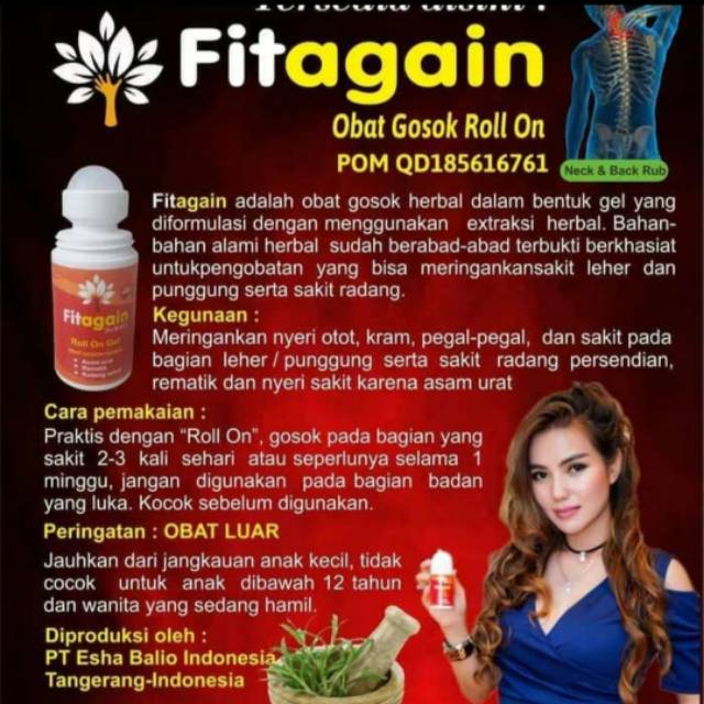 FITAGAIN Obat Gosok Ekstra Hot 65ml