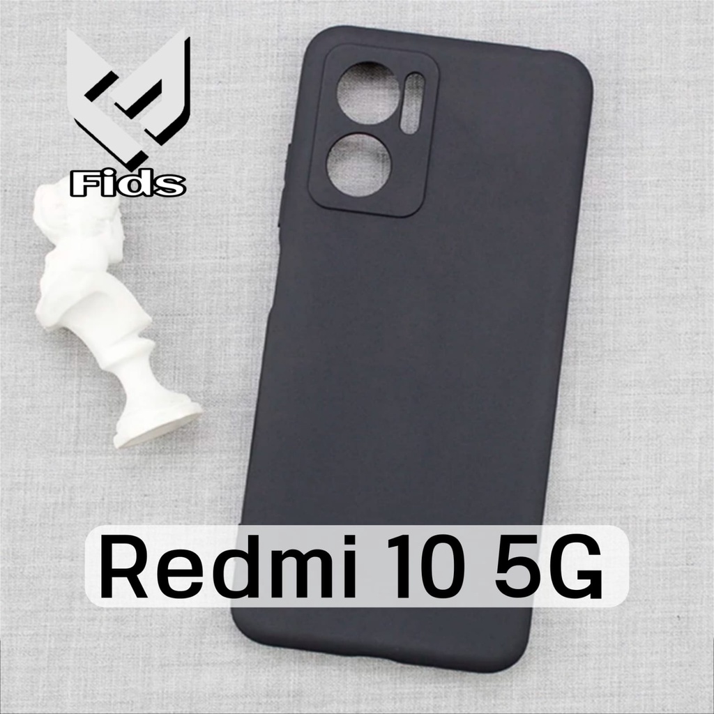 {PROMO Case} Xiaomi Redmi 10 5G Soft Case Black Matte Casing Premium Slim Exellent Cover | Soft Matte | Soft Case Macaron | Casing Redmi 10 5G