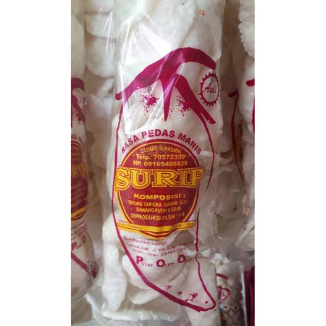 

Krupuk Upil Kecil Rasa Pedas Manis ASLI Khas Kota Kediri