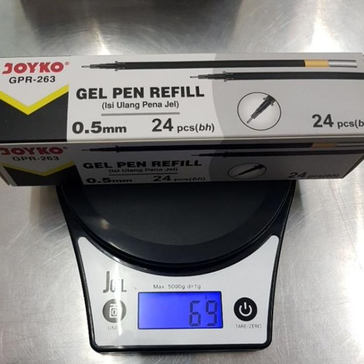 

Produk trendy--Isi Pen Gel Joyko GPR 263 / Isi Ulang Pen gel / Refill pen gel joyko (PAK/24)
