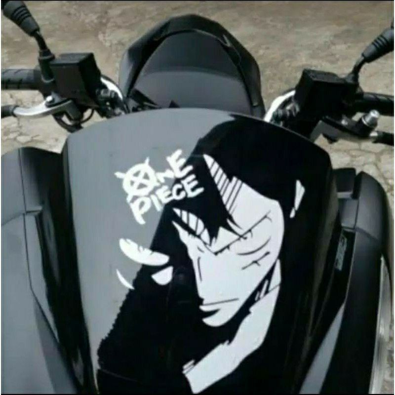 STIKER MOTOR/MOBIL STICKER CUTTING ONE PIECE BUAT VISOR MOTOR N MAX PCX LEXI AEROX