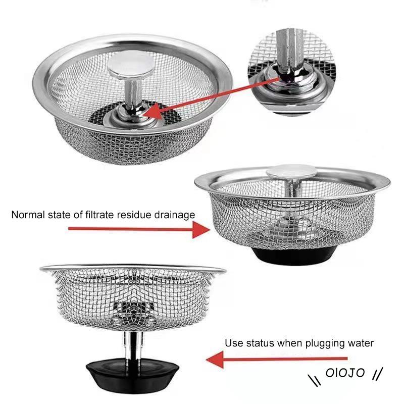 Saringan Air Wastafel Dapur Bahan Stainless Steel Untuk Kolam Renang - ol2