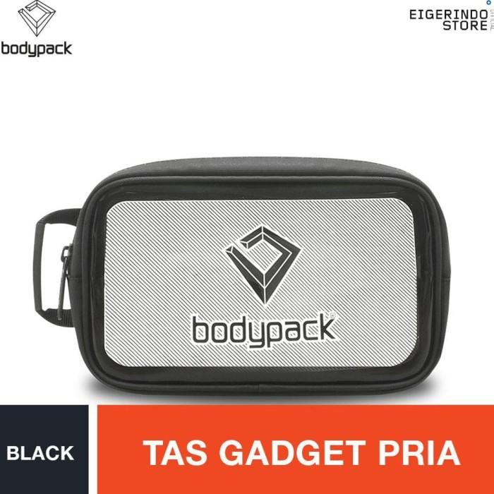 Baru Bodypack Cable Case - Black Baru Berkualitas