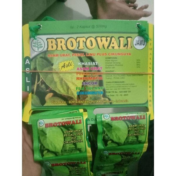 

Jamu hrebal kapsul BROTOWALI 100% ORIGINAL