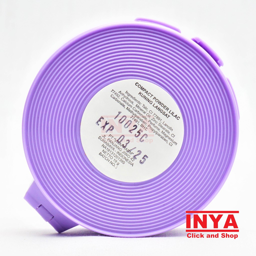 VIVA LILAC KUNING LANGSAT COMPACT POWDER 19gr - BEDAK PADAT
