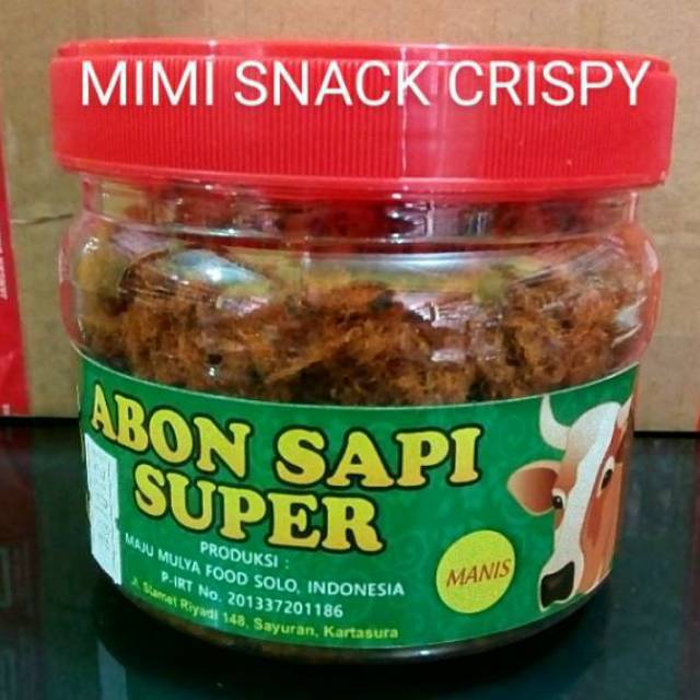 

ABON SAPI SUPER | ABON MANIS | ABON PEDAS | KEMASAN TOPLES 100 Gram