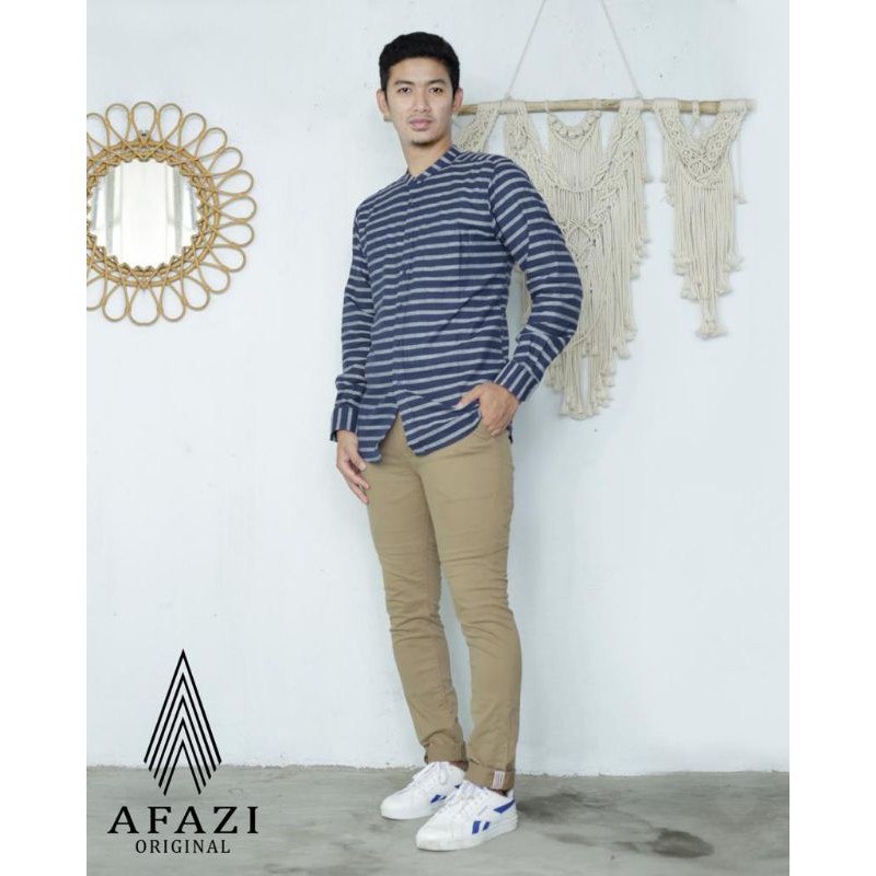 KOKO AFAZI ORIGINAL PREMIUM KEMEJA KOKO SALUR FASHION MUSLIM PRIA KEMEJA KATUN COD TERBARU