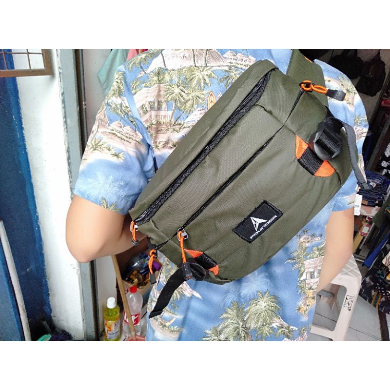 tas selempang pinggang jumbo ( waterproof ) founder