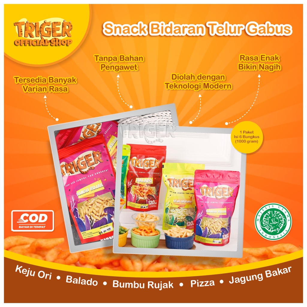 

Triger Bidaran Telur Gabus Snack Widaran Rasa Enak Lebih Krenyes Dan Bikin Nagih