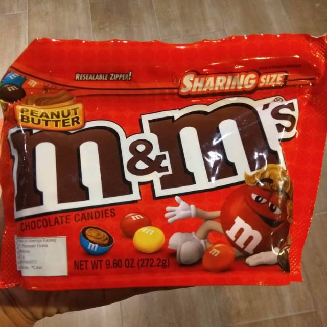 

Cokelat M&Ms Peanuts butter 272 gr