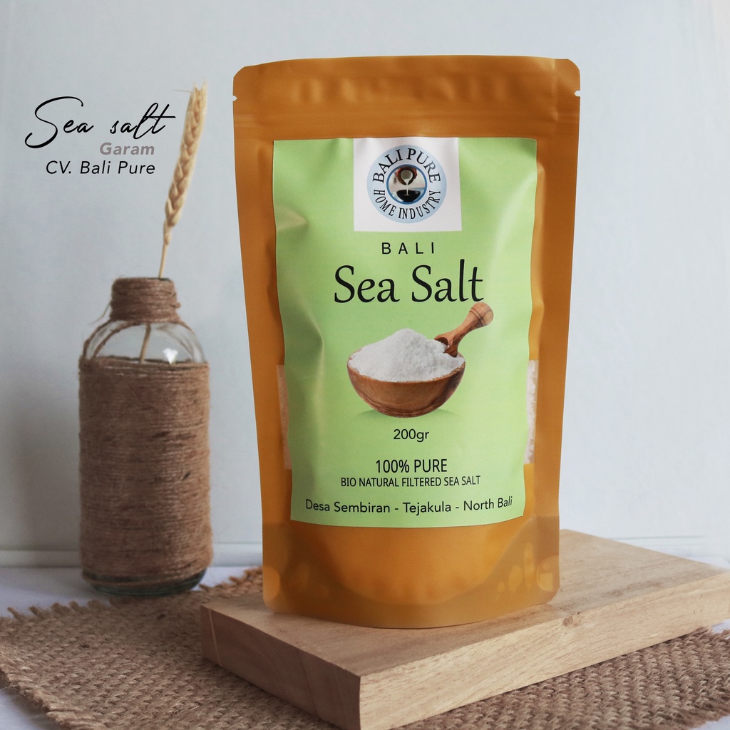 

GARAM MURNI sea salt Bali Pure 200gram Organik
