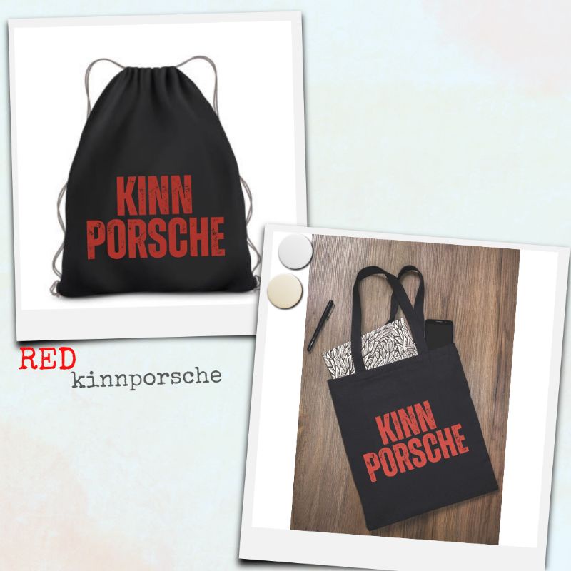 Totebag / Stringbag Motif RED Kinnporsche Thailand merchandise raikantopeni