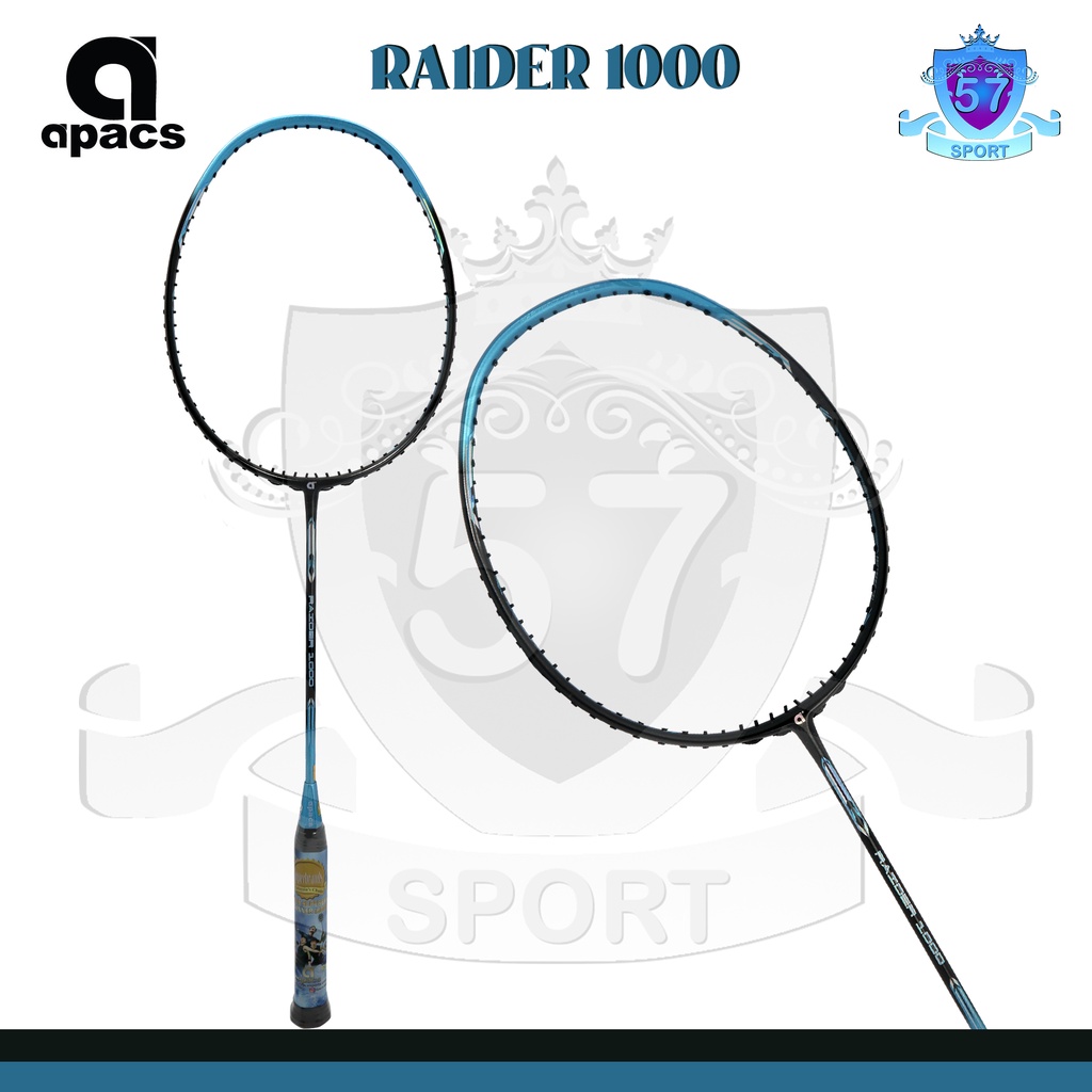 Raket Badminton Apacs Raider 1000 Original Bonus Senar dan Tas
